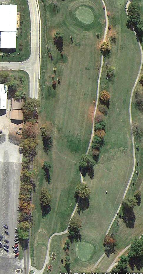 hole 14 overhead view