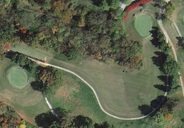 hole 18 overhead view