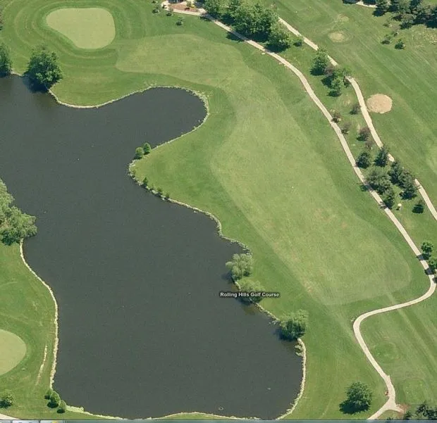 hole 8 overhead view