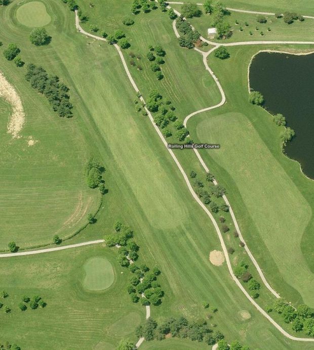 hole 9 overhead view