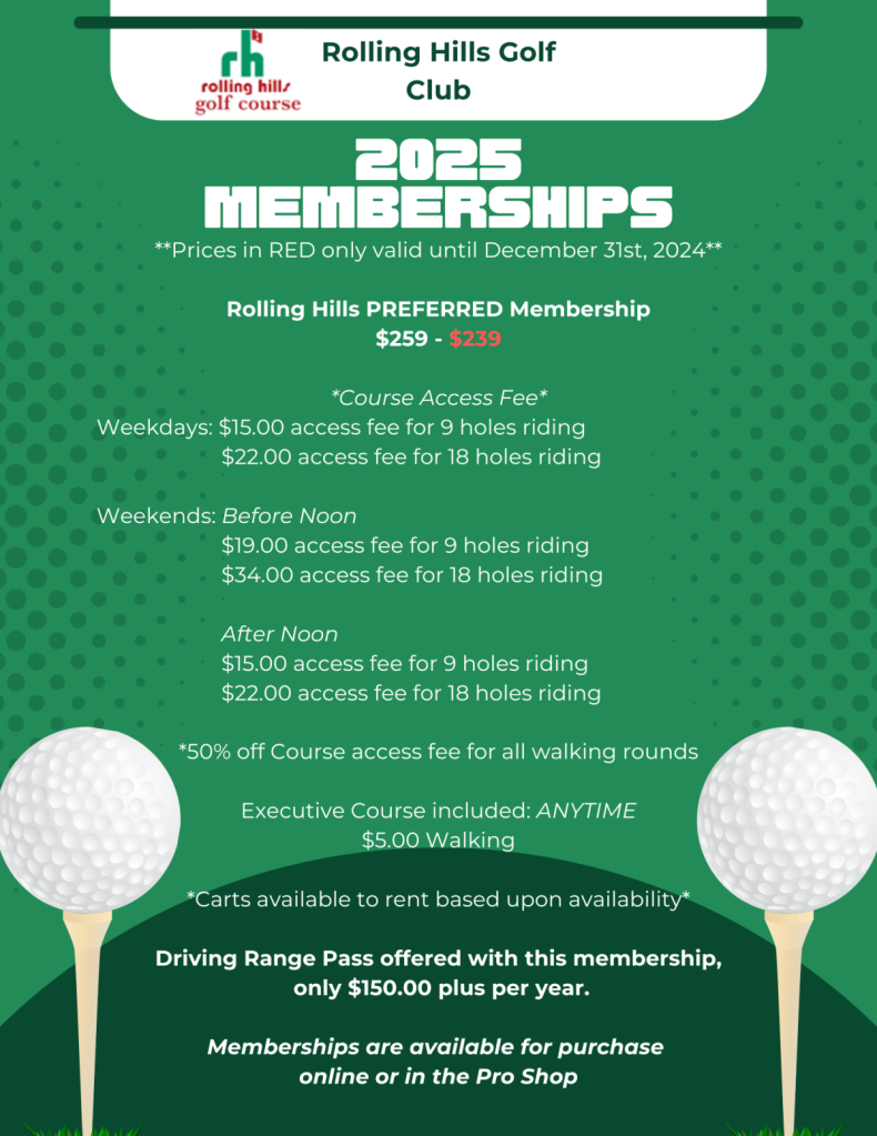 2025 Membership flyer